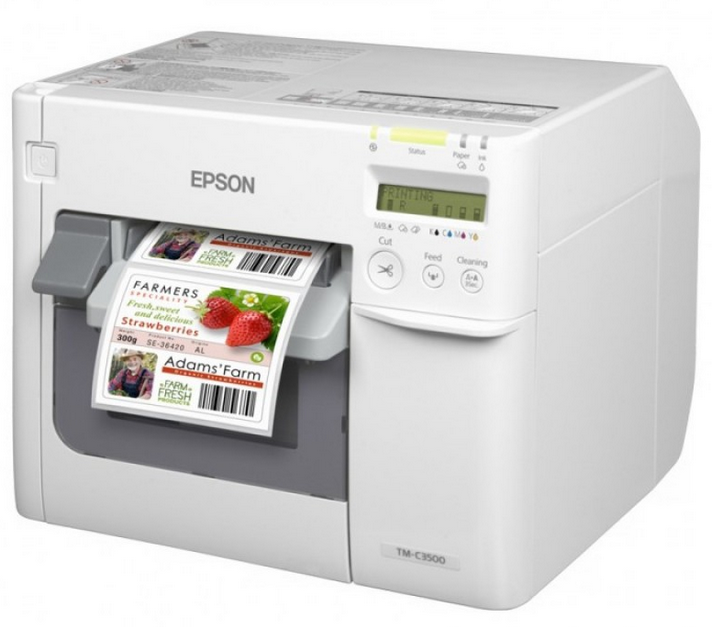 печать наклеек на бейджи