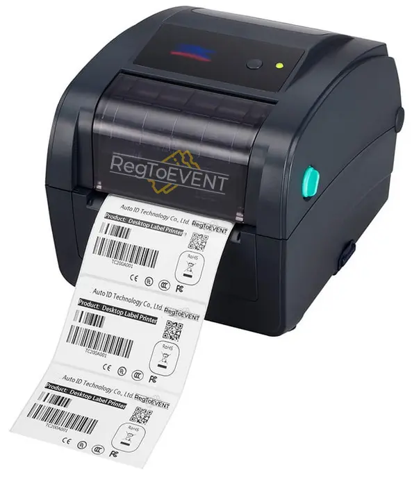 печать наклеек на бейджи