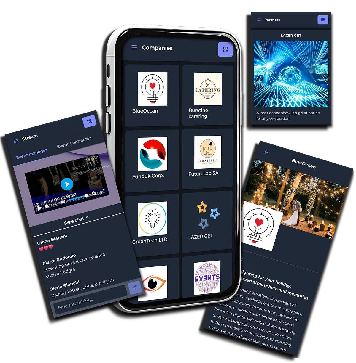 Работайте со спонсорами и экспонентами через платформу