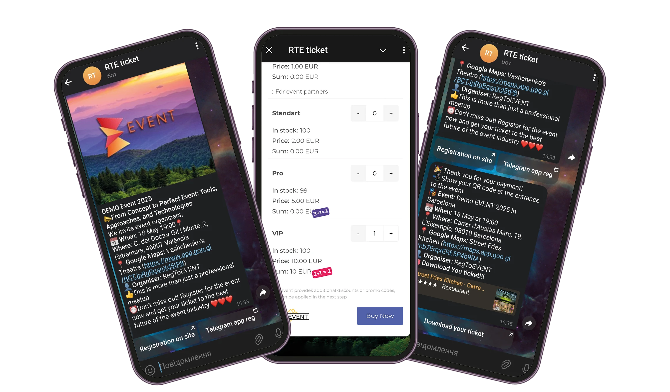 Telegram registration